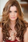 New Listing100% Human Hair New Women's Long Natural Light Brown Blond Wavy Full Wig 24 Inch