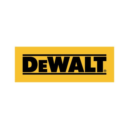 Dewalt Tools Black Logo Vinyl Decal - Peel & Stick - Available in Various Sizes
