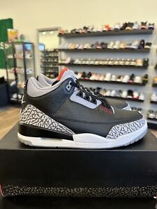 Jordan 3 Retro OG Black Cement 2018 Size 8 Brand New 854262 001 Grey