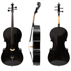 Strad style SONG Brand black Cello 4/4,Stradivarius Modell,solid wood#15859