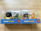 Two Sets Of 2 Little People Sets - Brand New.