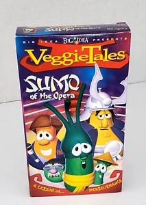 VeggieTales VHS Sumo of the Opera A Lesson in Persevereance Green Tape 2004 Kids