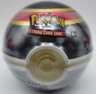 Pokemon TCG Poke Ball Tin Luxury Ball w/ 3 Booster Packs & Coin New Damaged Tin