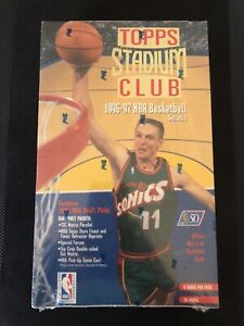 1996-97 Stadium Club Series 1 Basketball Retail Box