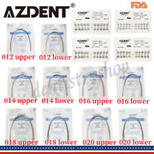 AZDENT Dental Orthodontics Brackets Braces /Supper Elastic Niti Round Arch Wires