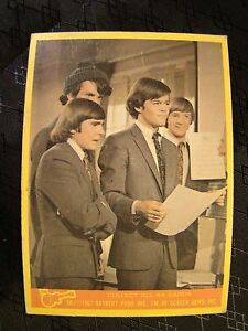 Vintage The Monkees Raybert Trading Card 1967 5 B All 4 In Suits & Ties TV Show