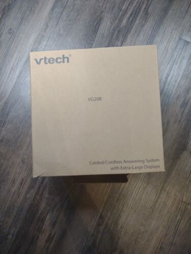 VTech VG208 Expandable Corded & Cordless Phone w Answering System & Call Blocker