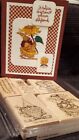 Stampin'Up Knobbly GNOMES Rubber Stamp Set & CARD,2005 Retired RARE Wood Mount