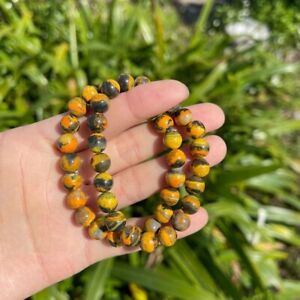 Genuine Bumblebee Jasper Crystal Balance 8MM Beads Healing Protection Bracelet