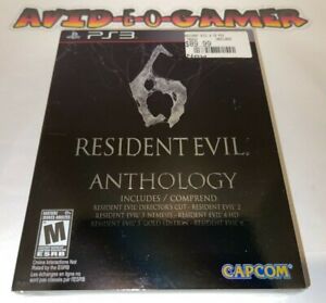 Resident Evil 6 Anthology Collection 2,3,4,5 PS3 NTSC NEW Y FOLD SEALED w/ Slip