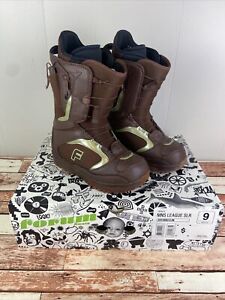 NWT Mens Forum League SLR Brown Snowboard Boots Size 9