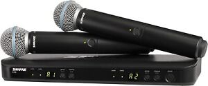 Microphone Shure BLX288/B58 Wireless System Dual Channel Handheld 2x BETA58A