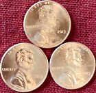 2013-P Philadelphia Mint Lincoln Shield Cent Penny BU From OBW  - Lot Of Three
