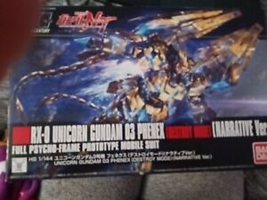 PREBUILT Bandai PG 1/144 Rx-0 Unicorn Gundam 03 Phenex Plastic Model Kit