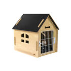 RYPetmia Wooden Dog House Dog Crate for Small / Medium Pet Kennel Play Pen House