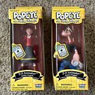Popeye The Sailor Man Olive Oyl 3-D Animator Action Puppet Lot Of 2