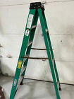 Werner 6 Foot Ladder 225 lbs Max Cap FS206 Used Good Condition ANSI A14.5 OSHA