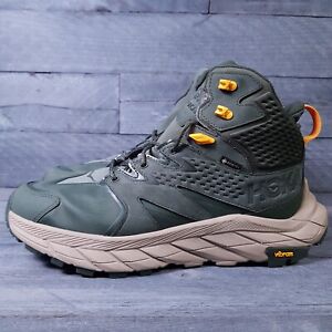 HOKA One One Anacapa Mid GTX Gore-Tex Hiking boots Mens 9-14 Green Vibram
