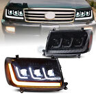 HCmotion LED Headlights For Toyota Land Cruiser (J100) 1998-2007 DRL Animation