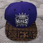 Sacramento Kings Hat Mens Strapback Purple Mitchell & Ness Tribal Print Bill