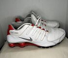 Nike Shox NZ Let her Running Shoes Men’s Size 11 - 378341-150 White Red