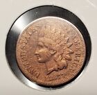 RARE 1877 Indian Head Cent ($.01) Penny, Key Date - FINE (F) Condition