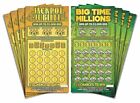 Prank Gag Fake Joke Lottery Tickets Lotto Scratch Off Cards 8 Tickets 4 of Each