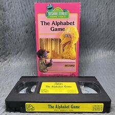 New ListingSesame Street: The Alphabet Game VHS Tape 1988 Big Bird Random House Cartoon