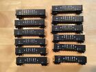N Scale Lot Of 12 Hopper Cars With Micro Trains Trucks! Ex!