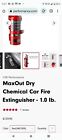 MaxOut Dry Chemical Car Fire Extinguisher - 1.0 lb. Chrome(MX100R)