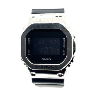 Casio GM-5600-1 Men’s 43mm G-Shock Silver Stainless Steel Watch