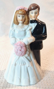 Ceramic Wedding Cake Bride And Groom Topper H 5