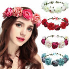 Lady Flower Headband Floral Rose Hairband Crown Wedding Garland Hair Accessory☆