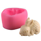 Rabbit Mold Silicone Bunny Shape Fondant Cake Decorating Soap Chocolate Mould 3D