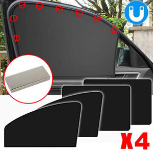 4x Universal Car Accessories Magnetic Auto Window Sunshade Visor UV Block Cover (For: Kia Soul)