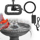 Bird Bath Heater with Fountain Pump for Outdoors in Winter, Energy-Saving Birdba
