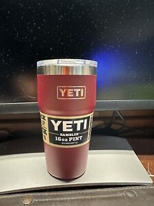YETI 16oz Pint Stackable Limited Ed. * Harvest Red w/MagSlider lid
