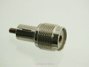 UHF Female to RCA Male Scanner Connector - Sold by W5SWL