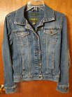 Eddie Bauer size M stretch jean jacket excellent condition cotton/spandex