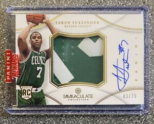 New Listing2012 13 Panini Immaculate Jared Sullinger Premium 2 Color Patch RPA AUTO 43/75