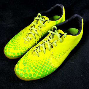 Nike 5 Elastico Finale Soccer Premier Size 12 Neon Yellow Green Lace Up 415120
