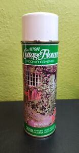 VTG 80s Avon Cottage Flowers Room Freshener 7oz Spray Can NOS Prop DISCONTINUED