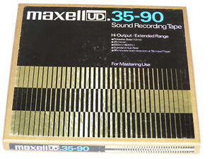 New Sealed Maxell UD 35-90 Sound Recording Tape (1800ft) High Output Extended