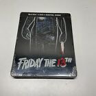New ListingFriday the 13th (1980, Blu Ray) Steelbook NEW SEALED
