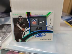 2022 Panini Immaculate Football Jalen Hurts Laundry Tag Auto 1/1! FB82
