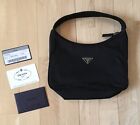 Original Prada Handbag Black Nylon Purse Shoulder Bag Tessuto Authentic EUC 90’s