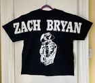 Zach Bryan Sz XL Burn Burn Burn Tour Tshirt Black Concert Tee Shirt