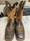 Durango Mens DB4442 Brown Leather Pull On Cowboy Western Boots Size 11.5D