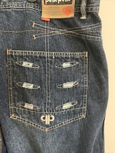 Men’s Pelle Pelle Jeans Big Tall 46x34 Soft Denim cotton Wide Leg Lightly Worn