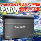 Sunbuck 9000W 4CH Car Amplifier Stereo Audio Speaker Amp System Device Class A/B